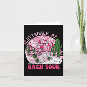 Desert Disco Scottsdale Bachelorette Party Western Card