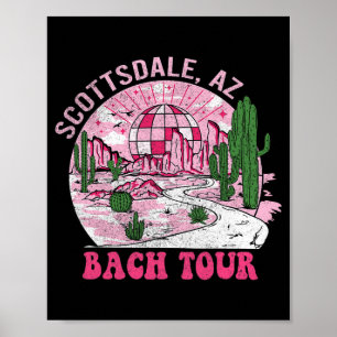 Desert Disco Scottsdale Bachelorette Party Western Poster