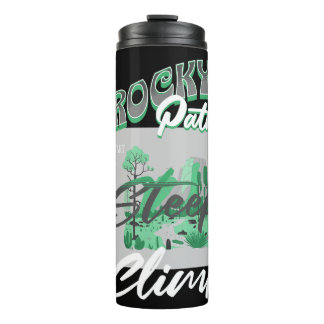 🌅 "Desert Dreams: Exclusive Rocky Path Adventure| Thermal Tumbler