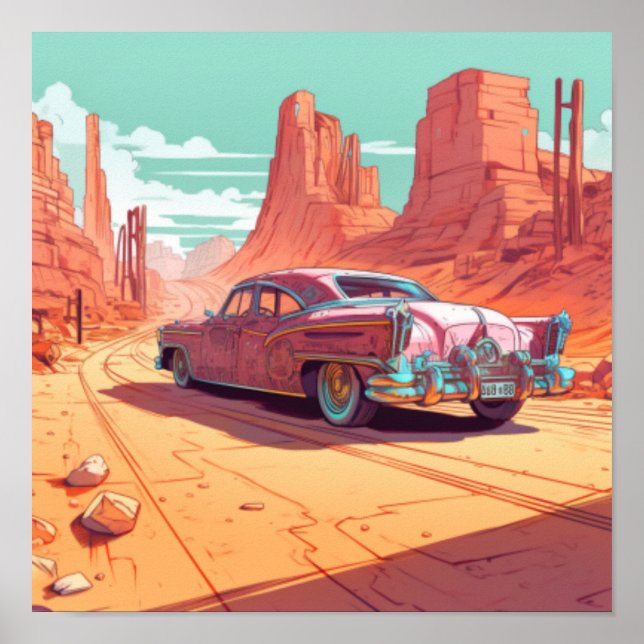 Desert Drive: Echoes of Freedom Poster (Front)