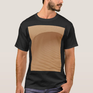 Desert Dunes: Sandy Waves Texture. T-Shirt