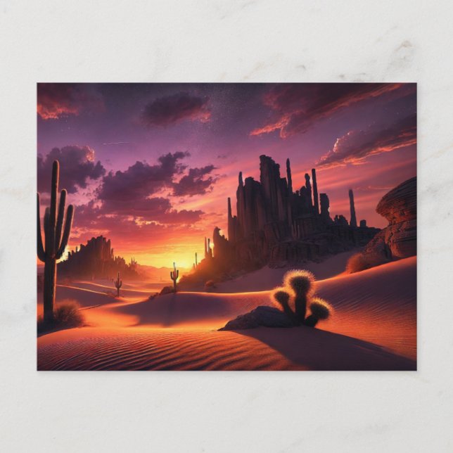 Desert Dusk – Postcard (Front)