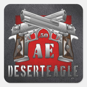 Desert Eagle .50 AE Square Sticker