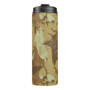 Desert eagle camouflage thermal tumbler