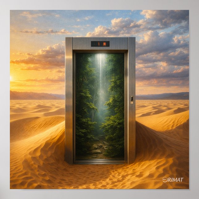 Desert Elevator Poster (Front)