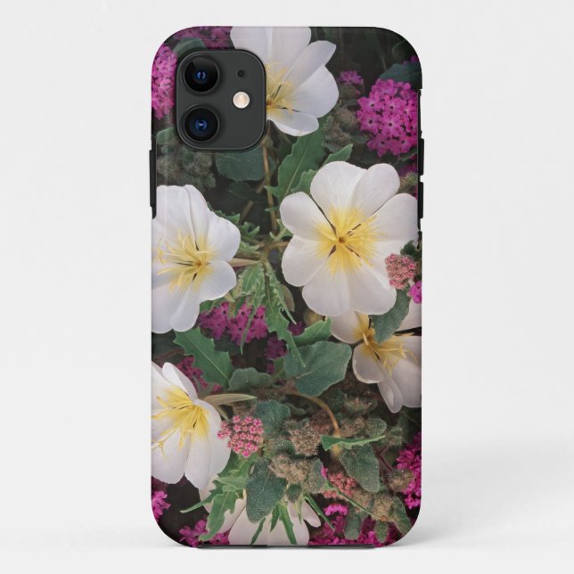 Desert Evening Primrose and Desert Sand Verbena, Case-Mate iPhone Case (Back)
