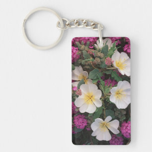 Desert Evening Primrose and Desert Sand Verbena, Key Ring