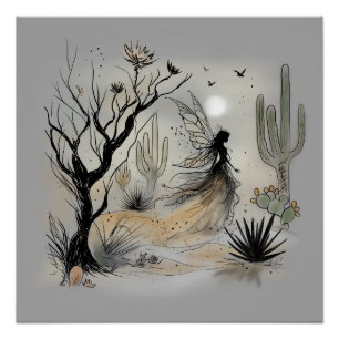 Desert Fairy Poster