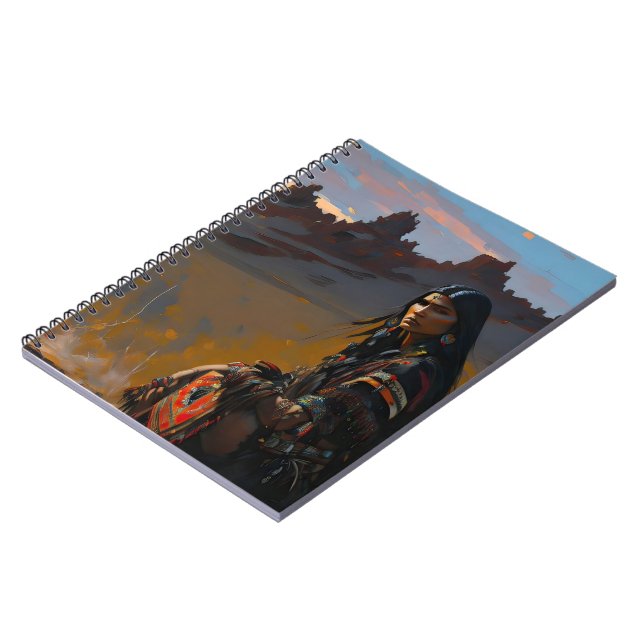 Desert Fall Notebook (Left Side)