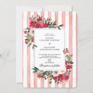 Desert Flower Wedding Invitation