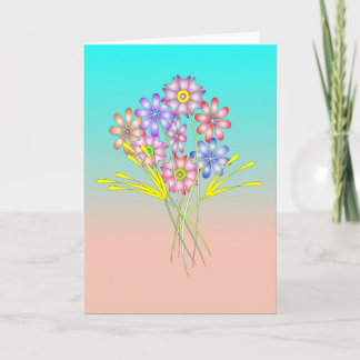 Desert flowers card
