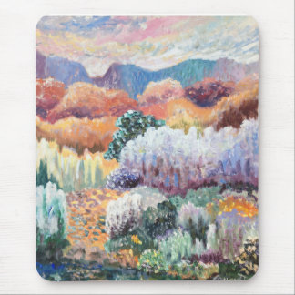 Desert Glory- Cool & Colourful Landscape Painting  Mouse Pad