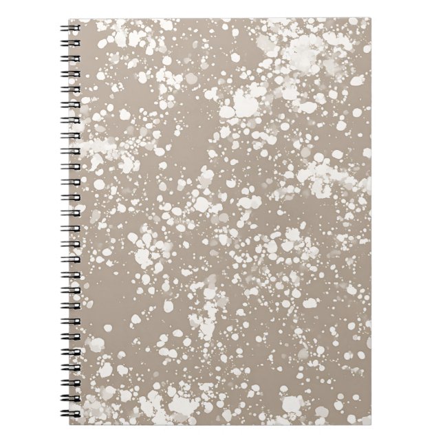 Desert Gold Marble Notebook (Front)
