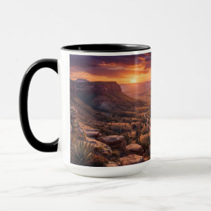 Desert Grand Canyon Sunset Nature Landscape Mug