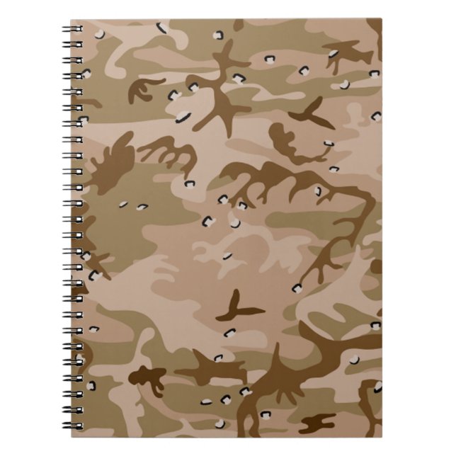 Desert Gulf War Camouflage Notebook (Front)