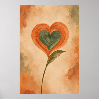 Desert Heart Botanical Wall Art