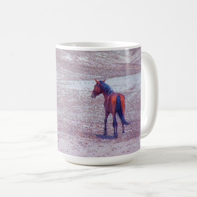 Desert Horse P8640 Coffee Mug (Front Right)
