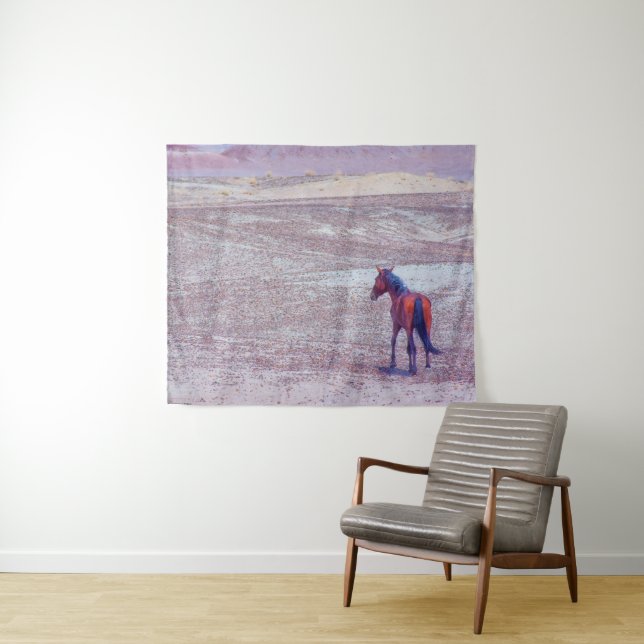 Desert Horse P8640 Tapestry (In Situ (Horizontal))