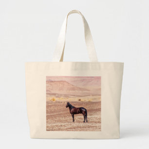 Desert Horse P8664 Large Tote Bag