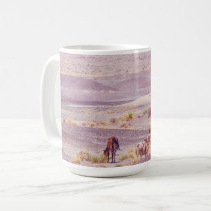 Desert Horses P8639 Coffee Mug