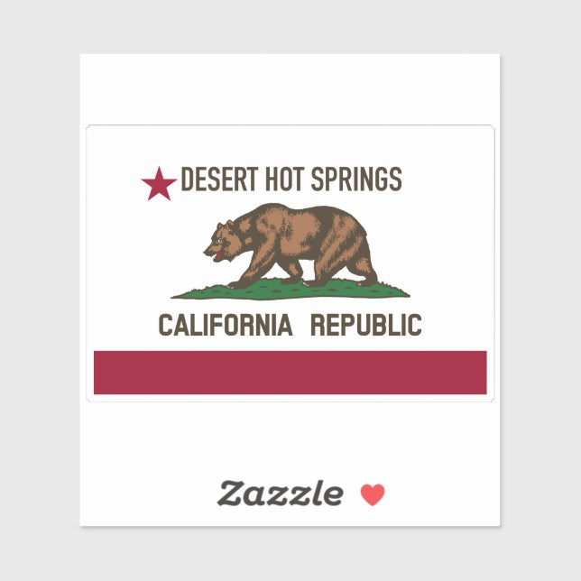 Desert Hot Springs Flag (Sheet)