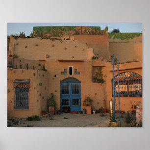 Desert House Photo Poster Paper