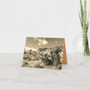 Desert in Sepia Card