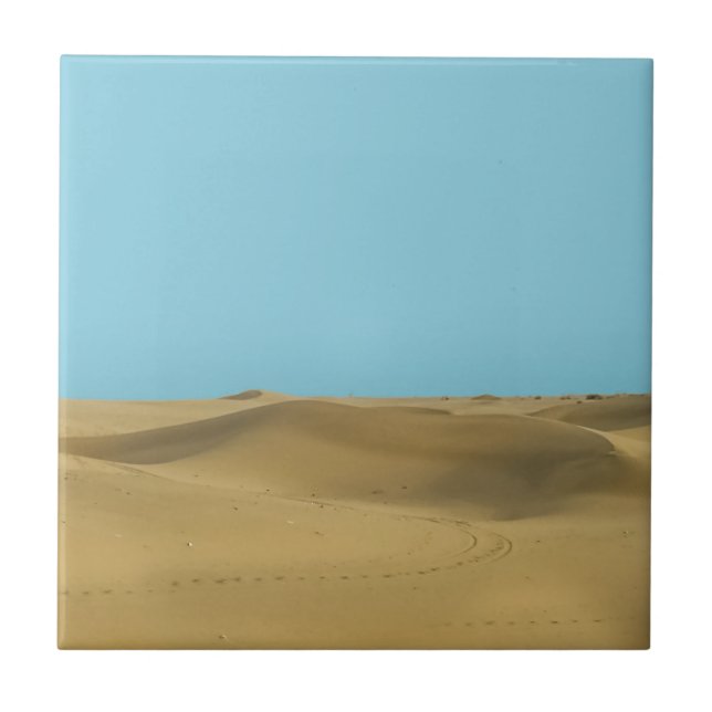 desert in the sun ceramic tile (Front)