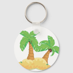 Desert Island Key Ring