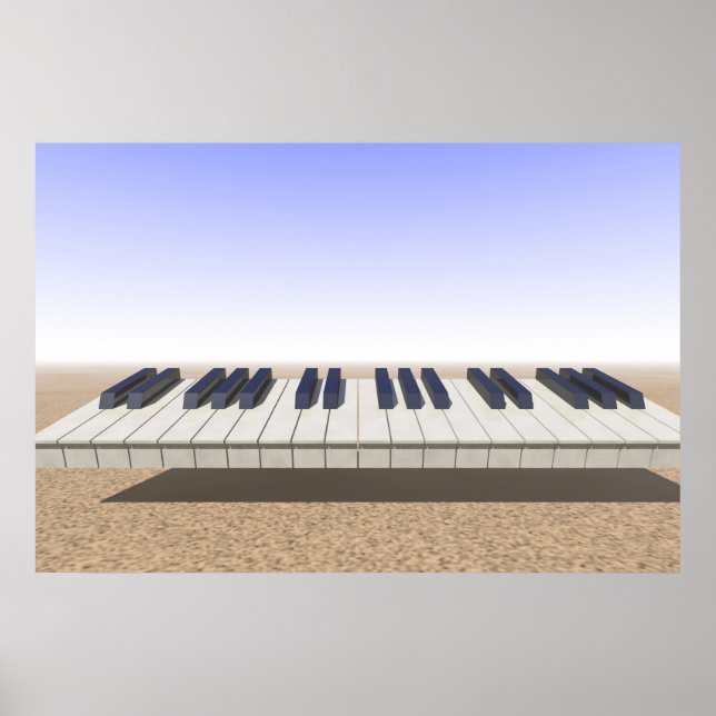 Desert Keyboard Poster (Front)