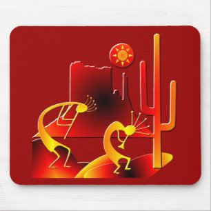 Desert Kokopelli Mouse Pad