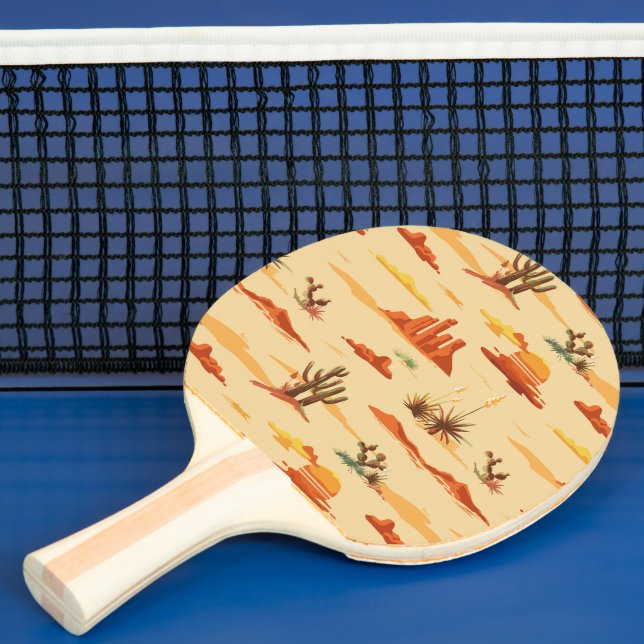 Desert Landscape Arizona Pattern Ping Pong Paddle (Insitu)