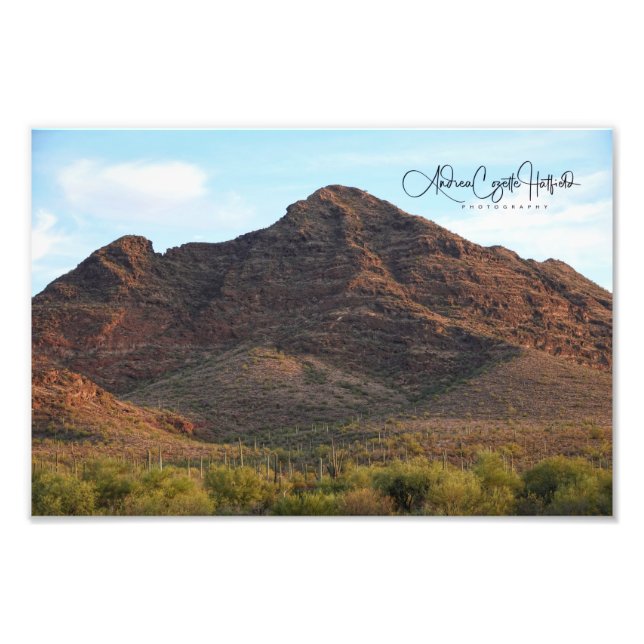 Desert Landscape Arizona Photo Print (Front)