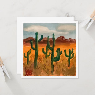 Desert Landscape Card