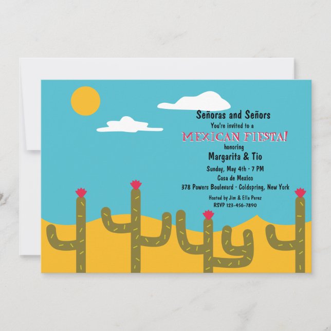 Desert Landscape Invitation (Front)