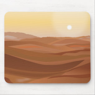 Desert Landscape Mouse Pad / Desk Mat