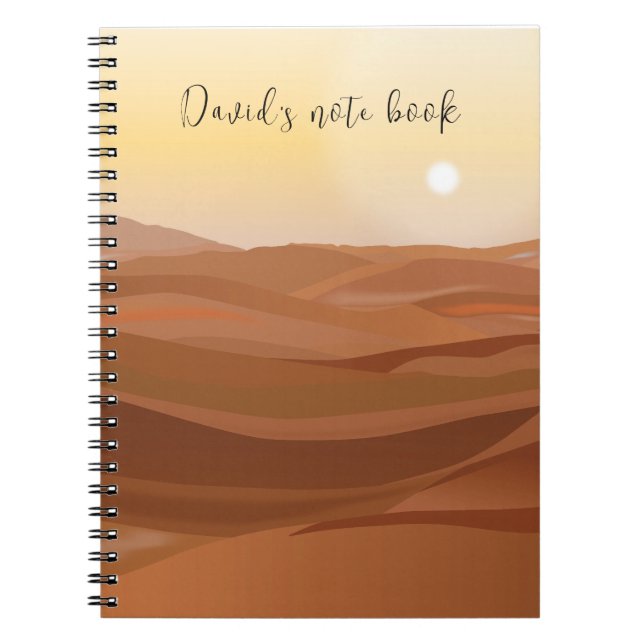 Desert Landscape Notebook (Front)