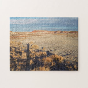 Desert Landscape Petrified Forest Photo Jigsaw Puzzle