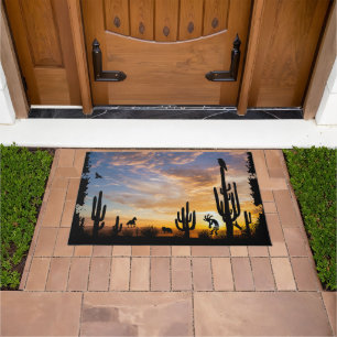 Desert Landscape Southwest Kokopelli Doormat