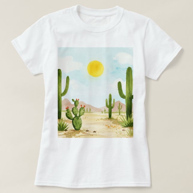 Desert landscape T-Shirt (Design Front)