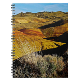 DESERT LANDSCAPE WITH COLORFUL DUNES NOTEBOOK