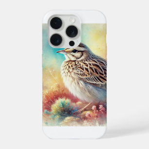 Desert Lark 020924AREF135 - Watercolor iPhone 15 Pro Case