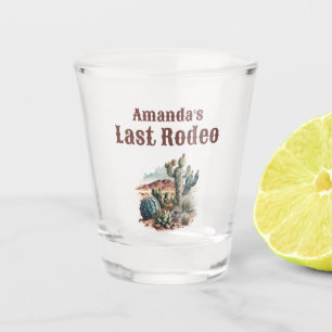 Desert Last Rodeo Scottsdale Bachelorette Weekend Shot Glass