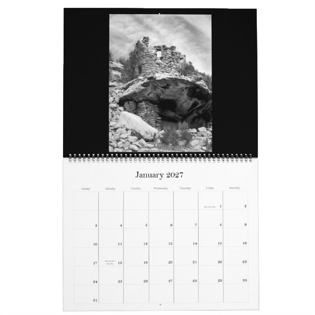 Desert Light (Calendar) Calendar (Jan 2027)