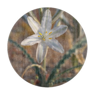 Desert Lily Wildflowers Cutting Board