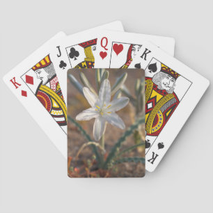 Desert Lily Wildflowers Playing Cards