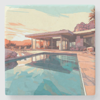 DESERT LIVING #3 STONE COASTER