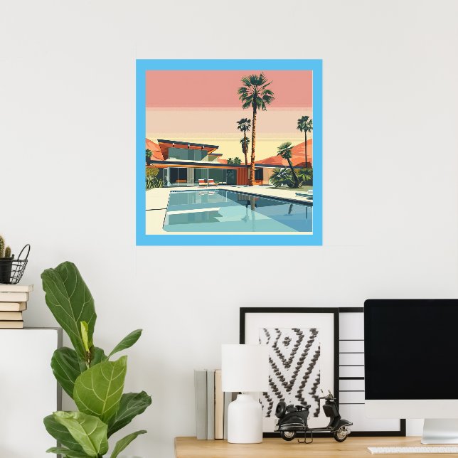 DESERT LIVING # 7 POSTER (Home Office)