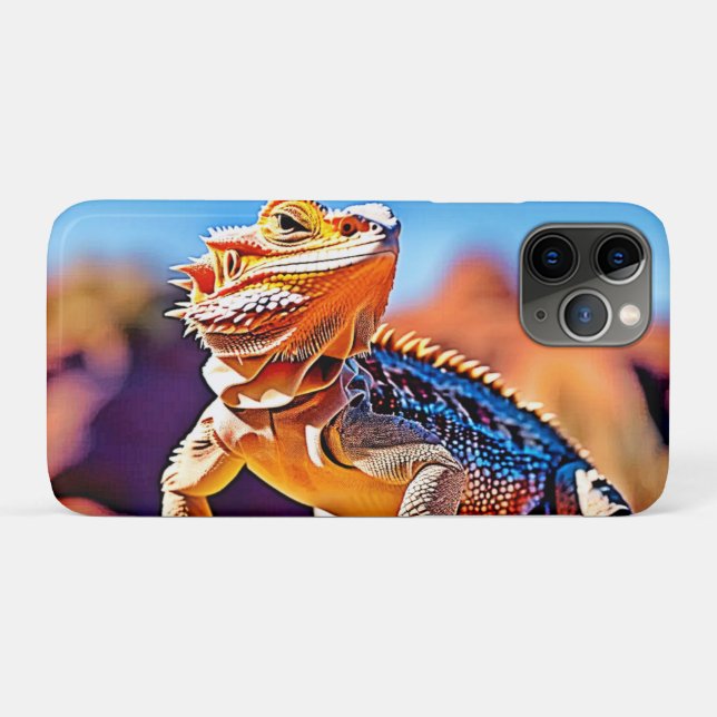 Desert Lizard Close-up Design Case-Mate iPhone Case (Back (Horizontal))