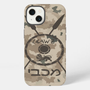 Desert Maccabee Shield And Spears iPhone 13 Case